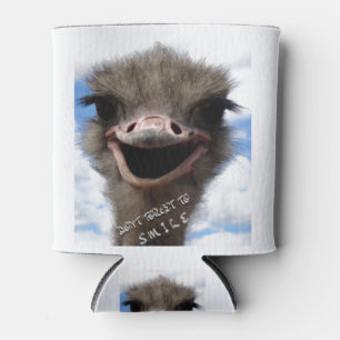 DON'T FORGET TO SMILE CAN COOLER