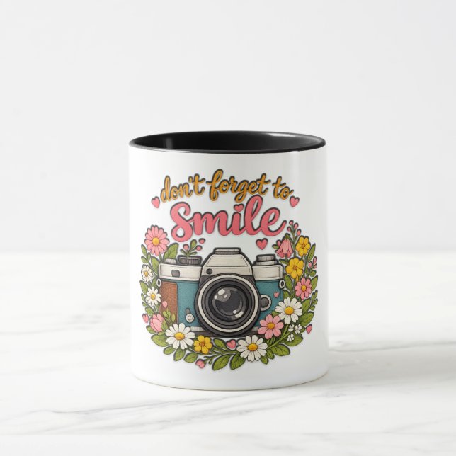 Don't Forget To Smile Mug (Center)