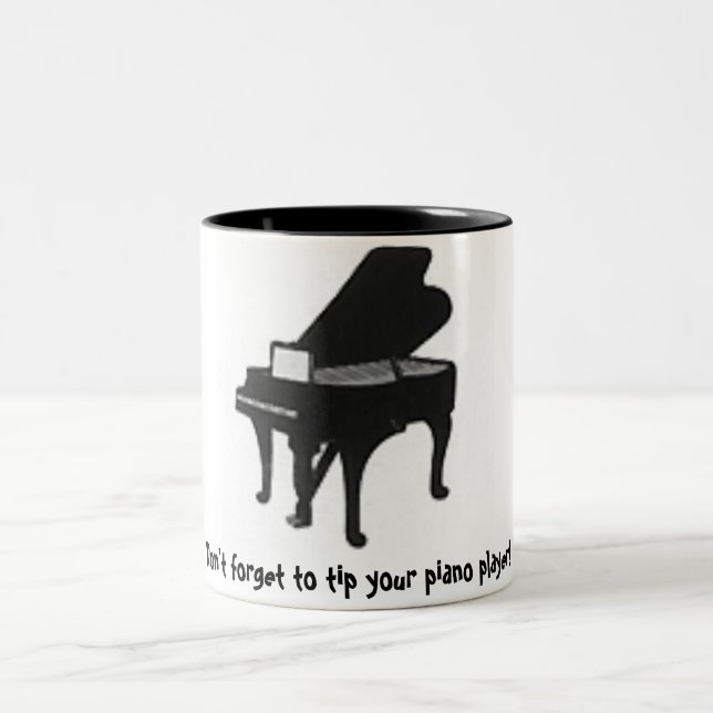 Don't forget to tip your piano player! Mug (Center)