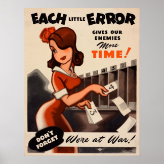 Don't Forget- We're at War! Poster