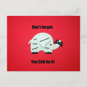 Don't forget: You CAN do it! Postcard