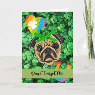 Don't Forget Your Dog St. Patrick's Day Card