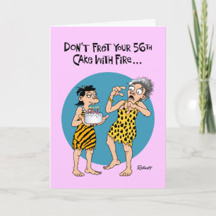 Don't Fret 56th Birthday Card