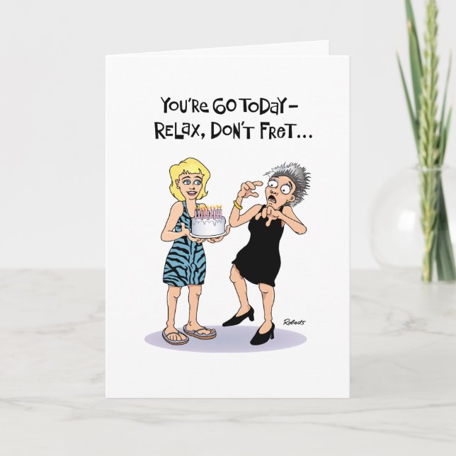 Don't Fret 60th Birthday Card (Front)