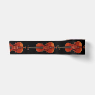 Don't Fret Wooden Violin Satin Ribbon