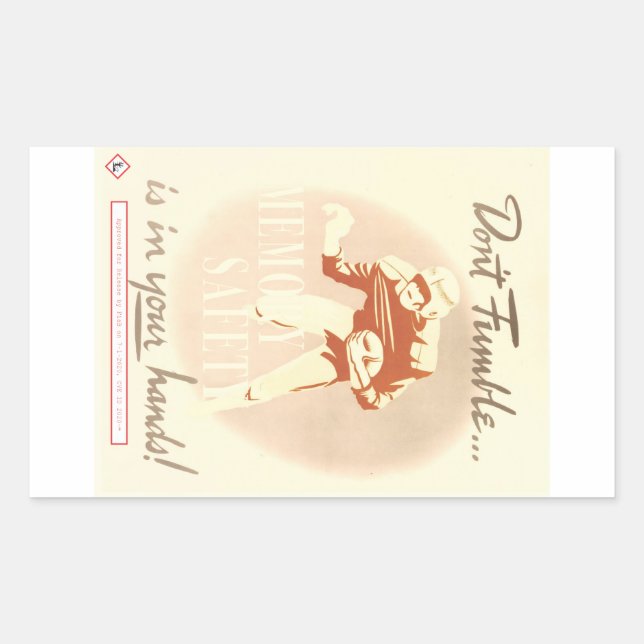 Don't Fumble sticker (Front)