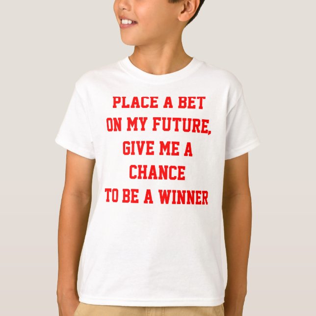 Don't gamble t-shirts (Front)