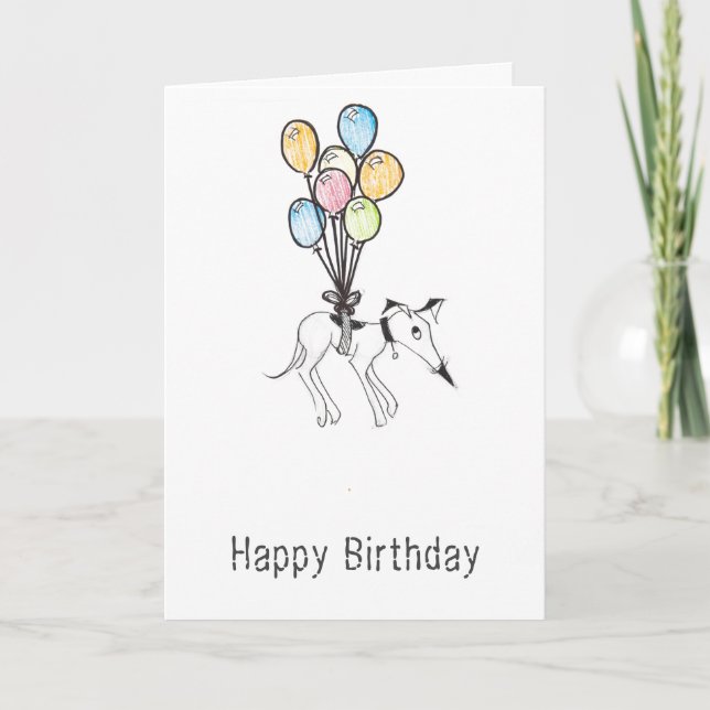 Don't Get Carried Away Birthday Card (Front)