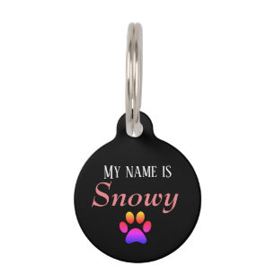 Don't get discharge hondenpenning pet tag