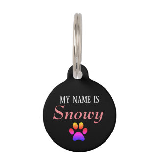 Don't get discharge hondenpenning pet tag
