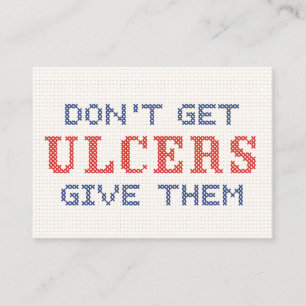 Don't Get Ulcers Advice Card