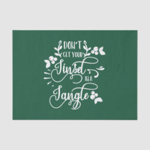 dont get your tinsel in a tangle christmas tissue paper