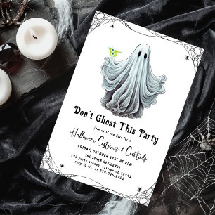 Dont Ghost This Party Adult Halloween Party Invitation