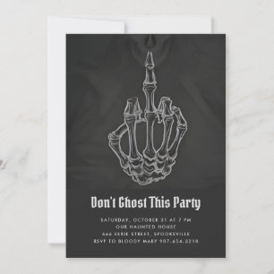 Don't Ghost This Party Halloween Invitation