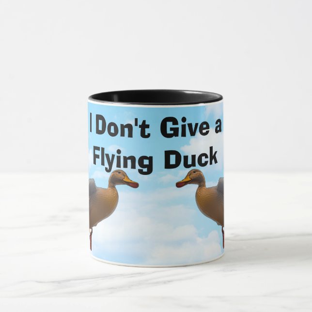 Don't Give a Flying Duck Funny Mug (Center)