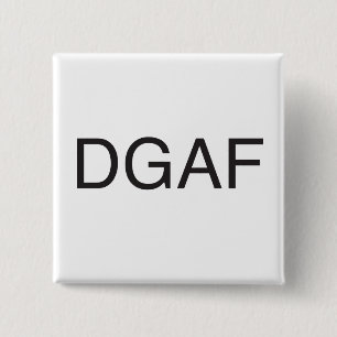 don't give a frak.ai 15 cm square badge