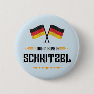 Dont Give Schnitzel Funny Oktoberfest 6 Cm Round Badge