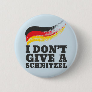 Dont Give Schnitzel German Flag Oktoberfest 6 Cm Round Badge