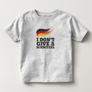 Dont Give Schnitzel German Flag Oktoberfest Toddler T-Shirt