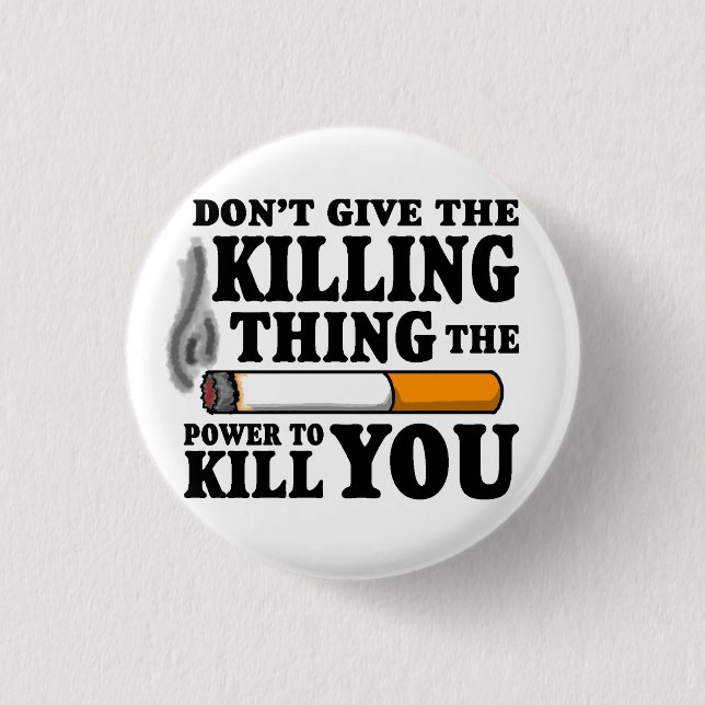 "Don't Give the Killing Thing..." TFioS Button (Front)