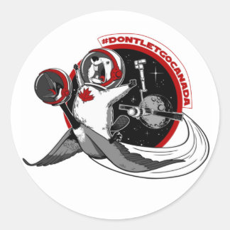 Don't Give Up Canada! Classic Round Sticker