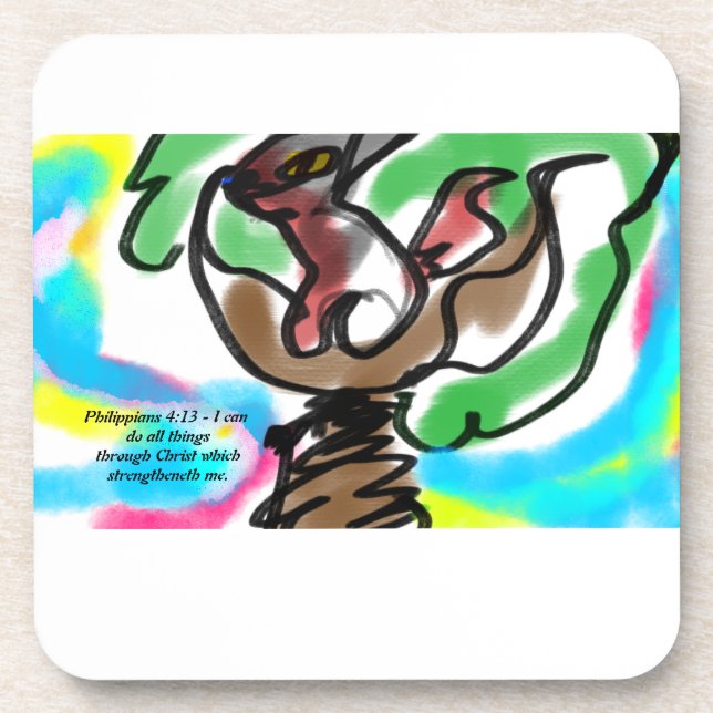 Dont give up coaster (Front)