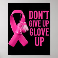 Don't give up glove up boxing cancer awareness