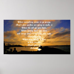 Don't give up!_ poster