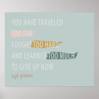 Don't Give UP Poster