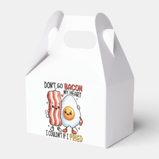 Dont Go Bacon My Heart Favour Box (Front Side)