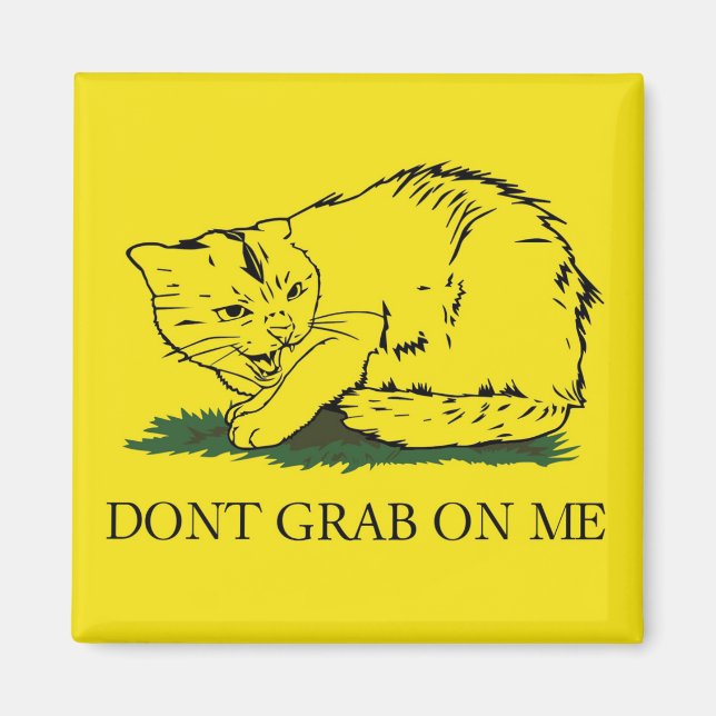 Dont Grab on Me Magnet (Front)