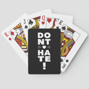  Don't Hate on BLACK Playing Cards