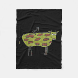 Dont Have A Cow Man  Fleece Blanket