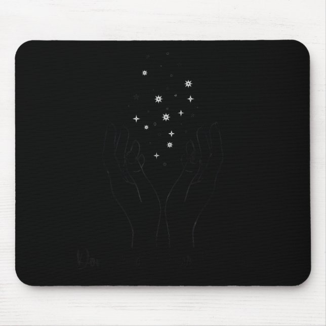 Don't Hide Your Magic Motivational Quote Sitive Vi Mouse Mat (Front)