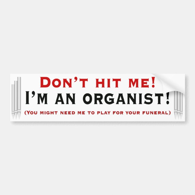 Don't hit me bumper sticker (Front)