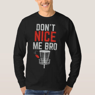 Don't Hit The Happy Little Trees Funny Disc Golf T-Shirt