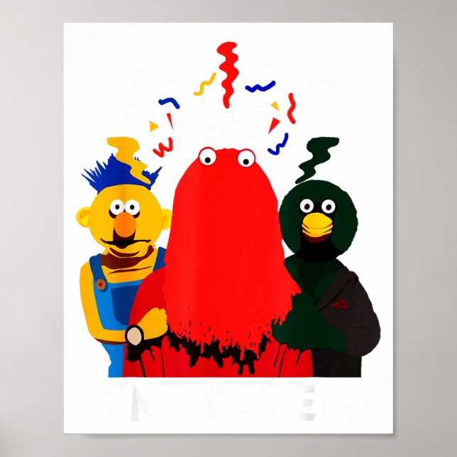 Don't Hug Me I'm Eds Funny Saying Sarcasm  Poster (Front)