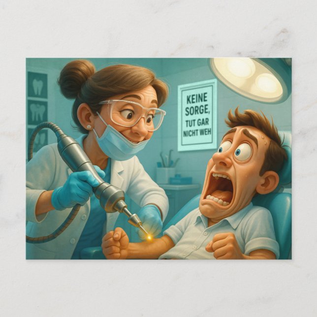 Don't hurt... postcard (Front)