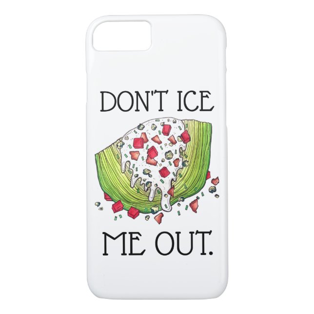 DON'T ICE ME OUT Funny Iceberg Lettuce Wedge Salad Case-Mate iPhone Case (Back)