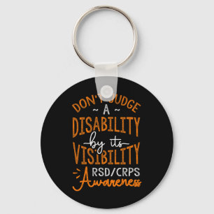 Don't Judge A Disability Rsd Crps Awareness Key Ring