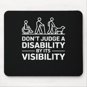 Dont Judge Disability_ Awareness Shirt For Teacher Mouse Mat