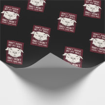 Don't Judge Pitbull Wrapping Paper
