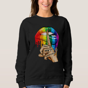 Don't Judge What You Don't Understand Lgbt Pride L Sweatshirt