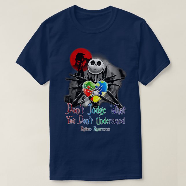 Don't Judge What You Don't Understand, Skeleton Au T-Shirt (Design Front)