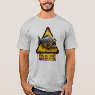 Don't jump in, there are Piranhas - Team Fruit T-Shirt
