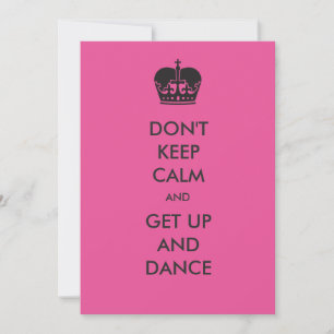 Don't Keep Calm - Bachelorette Party Invitation