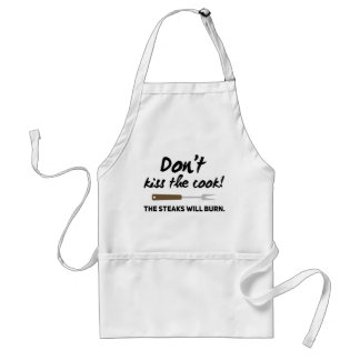 Don't Kiss the Cook Grillmaster Love Steaks Standard Apron