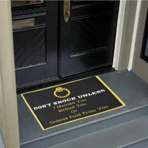 Don't Knock Door Mat