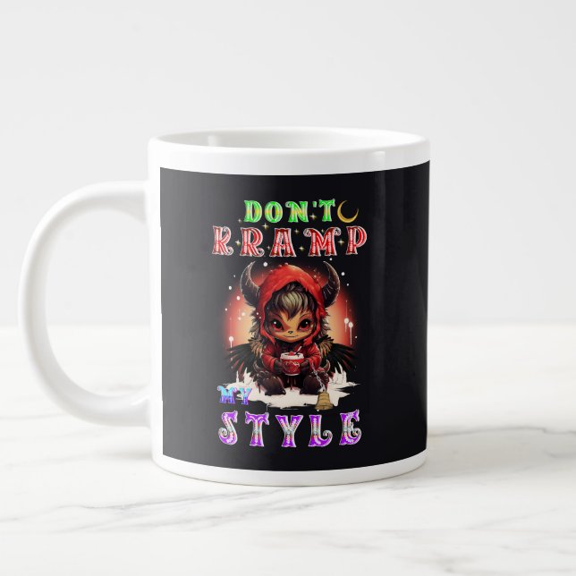 Don't Kramp My Style Large Coffee Mug (Left)