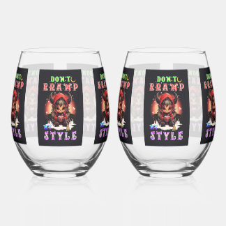 Don't Kramp My Style Stemless Wine Glass